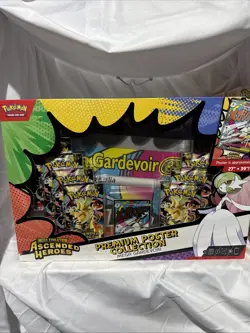 Pokemon Mega Evolution–Ascended Heroes Mega Gardevoir Premium Poster Box Sealed - Image 1