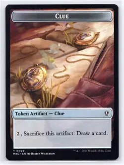 MTG Clue // Food Double-Sided Token T Commander: Murders at Karlov Manor NM - Image 1
