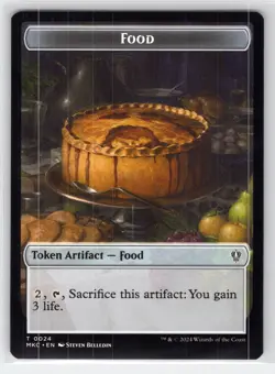 MTG Clue // Food Double-Sided Token T Commander: Murders at Karlov Manor NM - Image 2