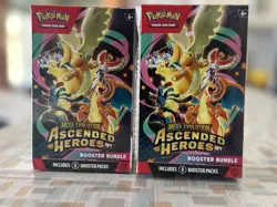 2 x Pokemon TCG Mega Evolutions Ascended Heroes Booster Bundle - NEW & SEALED - Image 1