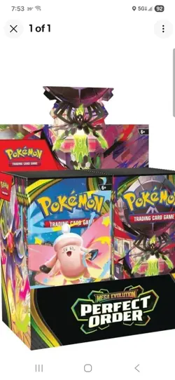 Pokemon TCG Mega Evolution— Order Booster Display Box 36 Packs Pre Order - Image 1