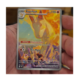Pokemon Rapidash 189/182 Sv10: Destined Rivals Illustration Rare Holo Stage 1 1… - Image 1