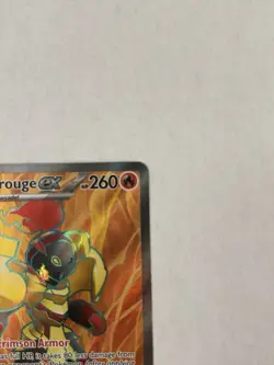 Pokemon TCG Armarouge EX 218/182 Full Art Paradox Rift Near Mint NM Condition - Image 4