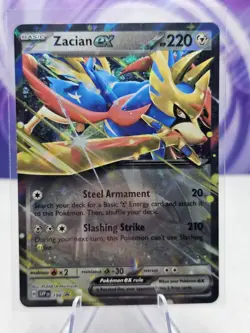 Pokemon Zacian ex 198/272 Scarlet & Violet Black Star Promos NM HOLO - Image 1