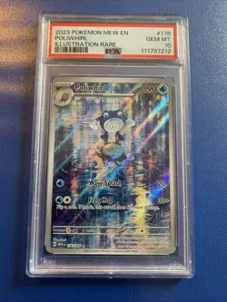 Pokemon 2023 Poliwhirl 176/165 IR Scarlet & Violet 151 GEM MINT PSA 10 - Image 1