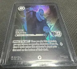 Hades 242/204 Iconic Looking for a Deal Near Mint Whispers Disney Lorcana TCG - Image 1