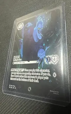 Hades 242/204 Iconic Looking for a Deal Near Mint Whispers Disney Lorcana TCG - Image 4