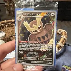 Pokemon Card TCG Noctowl SVP 141 S&V Stellar Crown Black Star Promo SEALED Holo - Image 1