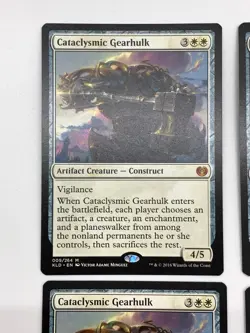 Cataclysmic Gearhulk x4 Magic the Gathering Kaladesh MTG Mythic Rare LP - Image 3