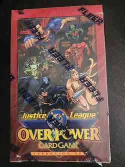 1997 OVERPOWER DC Justice League UNOPENED CARD GAME Expansion Set CCG - Image 1
