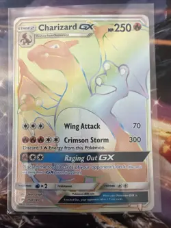 Charizard GX - 150/147 - Pokemon Burning Shadows Sun & Moon Secret Rare Card HP - Image 1