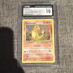 Pokemon Charmander 001/034 Trading Card Game Classic CGC 10 GEM MINT Holo 2023 - Image 1