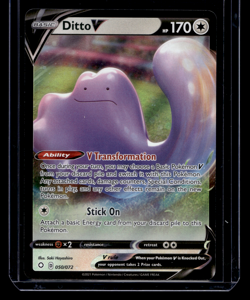 Ditto V 050/072 Ultra Rare Holo Shining Fates Pokemon Card *Combined Shipping* - Image 1