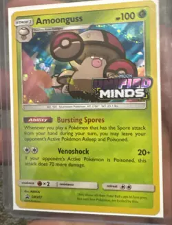 Amoonguss (Prerelease) Unified Minds Black Star Promo SM202 Pokemon Card NM - Image 1