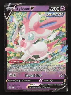 Sylveon V Holo Promo SWSH: Sword & Shield Promo Cards SWSH202 NM - Image 1
