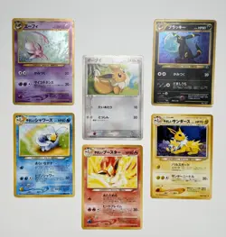 Pokemon TCG Neo Umbreon Espeon Meiji Promo Card Lot Vintage Japanese - Image 1