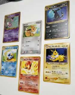 Pokemon TCG Neo Umbreon Espeon Meiji Promo Card Lot Vintage Japanese - Image 2