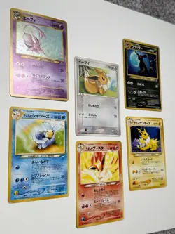 Pokemon TCG Neo Umbreon Espeon Meiji Promo Card Lot Vintage Japanese - Image 3