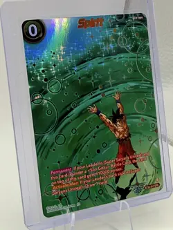 Bandai Dragon Ball Super Card Game Spirit Son Goku BT30-015 SPR Foil - Image 3