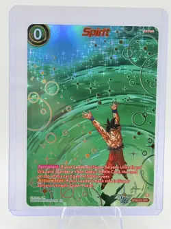 Bandai Dragon Ball Super Card Game Spirit Son Goku BT30-015 SPR Foil - Image 4