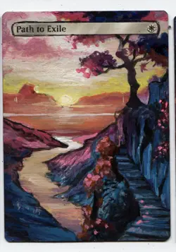 Path to Exile Altered Art Mtg Hand Painted Card Commander - Image 1