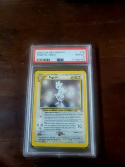 2000 Pokemon Neo Genesis Togetic-Holo Card NM-MT Graded - Image 1
