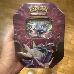Pokemon TCG Azure Legends Dialga ex Tin 4 Booster Packs Promo Card New Sealed - Image 1