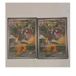 Pokemon TCG Tyrunt 070 Pokemon Center Promo Holo Lot 2 Cards English 2024 - Image 1