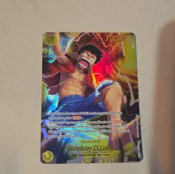 Monkey D. Luffy OP15-119 SEC Holo 7000 Power ONE PIECE Card Game Bandai ENGLISH - Image 1