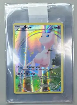 Pokemon Mew XY110 Promo Card Holo Full Art Ultra Rare 2016 NM-LP - Image 1
