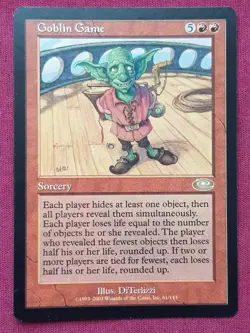Magic The Gathering PLANESHIFT GOBLIN GAME red card MTG - Image 1