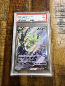 Pokemon TCG: Celebi V #245 - Fusion Strike - Alt Art Holo - PSA 9 - Image 1