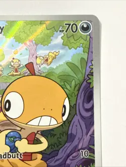 Pokemon TCG Scraggy 138/086 Illustration Rare Holo SV White Flare NM - Image 3