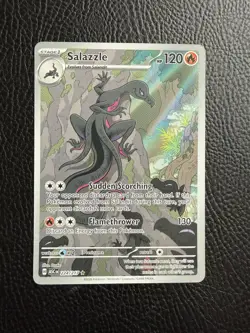 Pokemon Salazzle ASC Holo Rare Card 224/217 Stage 1 Fire Type HP120 130 Attack - Image 1