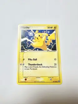 2005 Pokemon TCG EX Emerald Pikachu 60/106 NM Pika Ball - Image 1