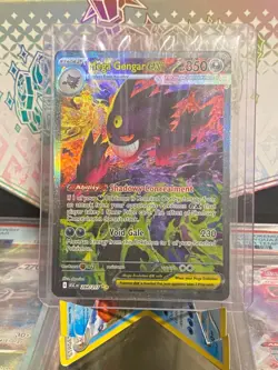 POKEMON ASCENDED HEROES MEGA GENGAR EX 284/217 SPECIAL ILLUSTRATION RARE SIR NM+ - Image 1