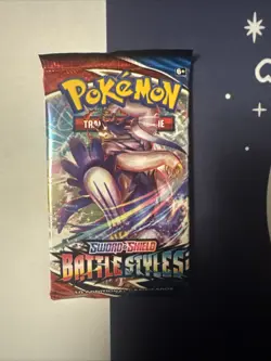 1X Battle Styles Booster Pack Pokemon Sword Shield SWSH New Sealed English 820650808180 - Image 1