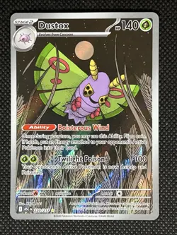 Pokemon Dustox Illustration Rare Full Art Holo 220/217 Ascended Heroes - Image 1