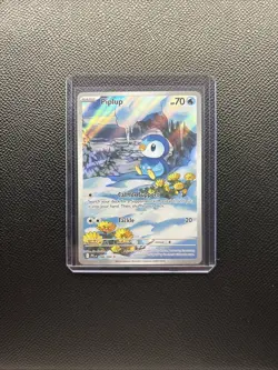 Pokemon TCG Piplup 98/94 Illustration Rare Phantasmal Flames - Image 1