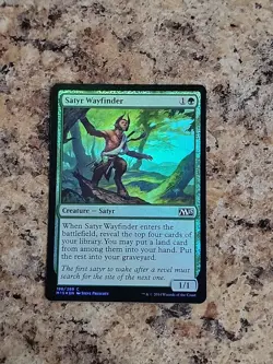 Magic the Gathering MTG M15 SATYR WAYFINDER Foil - Image 2