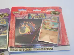 2 ~ Pokemon Ascended Heroes Charmander & Gastly Tech Sticker Collection Packs - Image 2