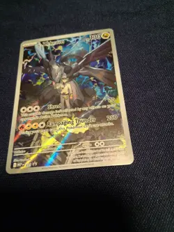 Pokemon N's Zekrom MEI: Mega Evolution Promo 037 Full Art Holo Basic 130 HP - Image 2