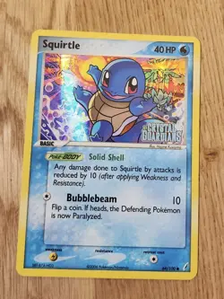 Pokemon TCG Squirtle Holo 64/100 Crystal Guardians NM - Image 1