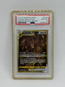Pokemon Giratina VSTAR Crown Zenith Secret Rare Full Art #GG69 PSA 10 Gem Mint - Image 1