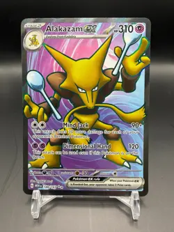 Pokemon TCG Scarlet & Violet 151 - Alakazam ex 188/165 Full Art Ultra Rare - Image 1