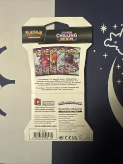 Pokemon TCG - Chilling Reign Sleeved Booster Pack (SEALED) - Image 2