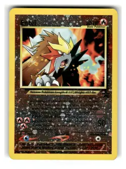 Entei 34 Promo Wizards Black Star Promos Pokemon Reverse Holo Moderately Played - Image 1