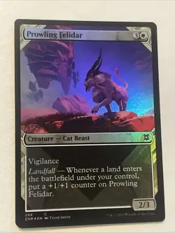 Prowling Felidar 294 (FOIL) (C) Showcase MTG Zendikar Rising - Image 1