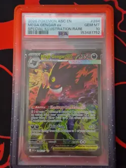 PSA 10 2026 POKEMON ASC EN-ASCENDED HEROES #284/217 MEGA GENGAR ex SIR GEM MT 💎 - Image 2