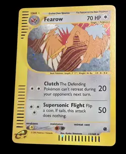 Pokemon TCG Fearow 11/165 Expedition Holo VINTAGE LP - Image 1